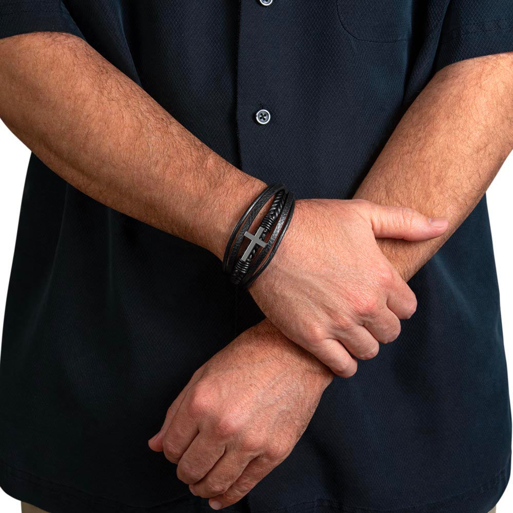 To My Man | Cross Bracelet