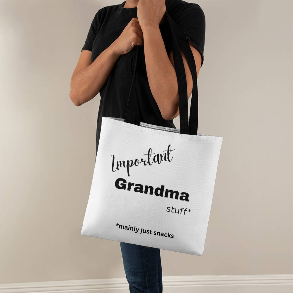 Important Grandma Stuff Tote Bag