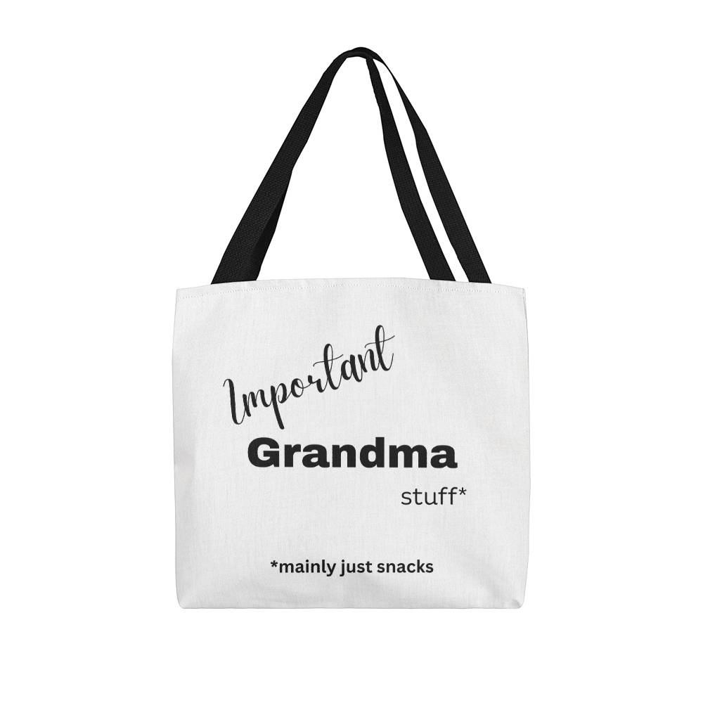 Important Grandma Stuff Tote Bag