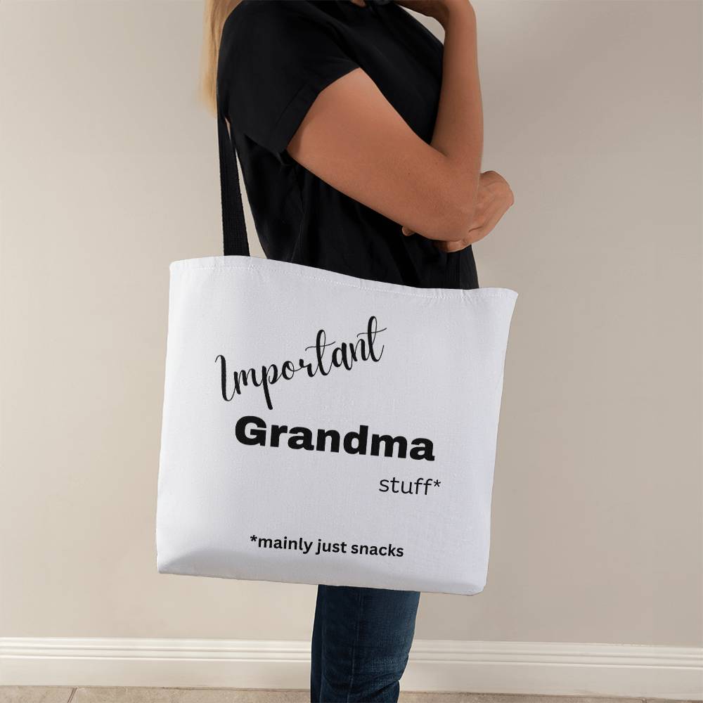 Important Grandma Stuff Tote Bag