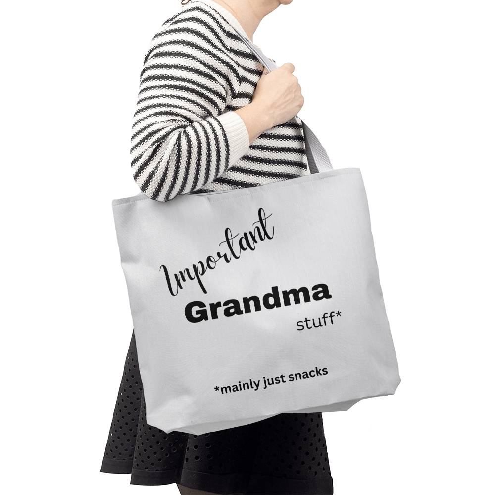 Important Grandma Stuff Tote Bag