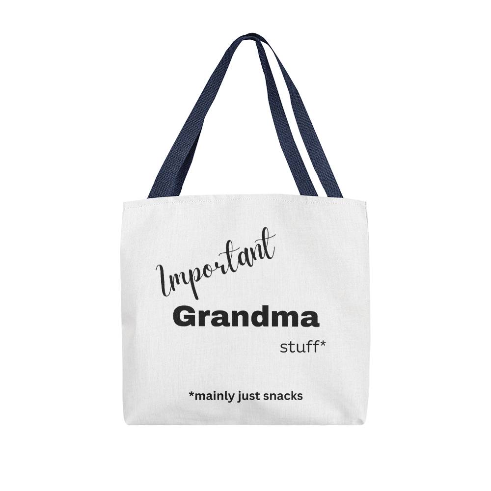 Important Grandma Stuff Tote Bag