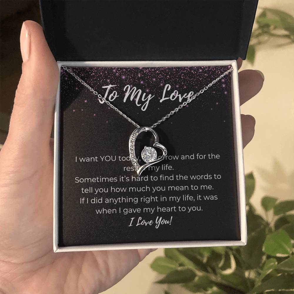 To My Love | Forever Love Necklace