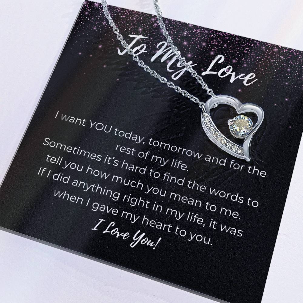 To My Love | Forever Love Necklace