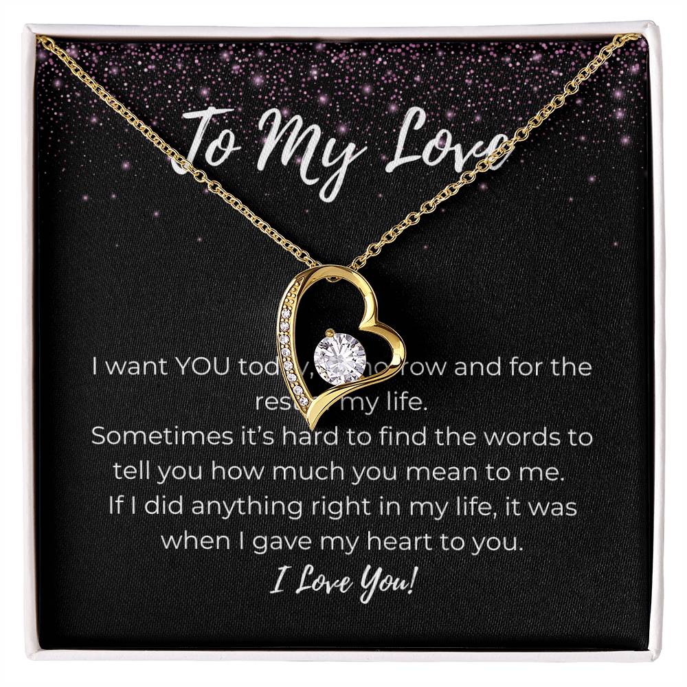 To My Love | Forever Love Necklace