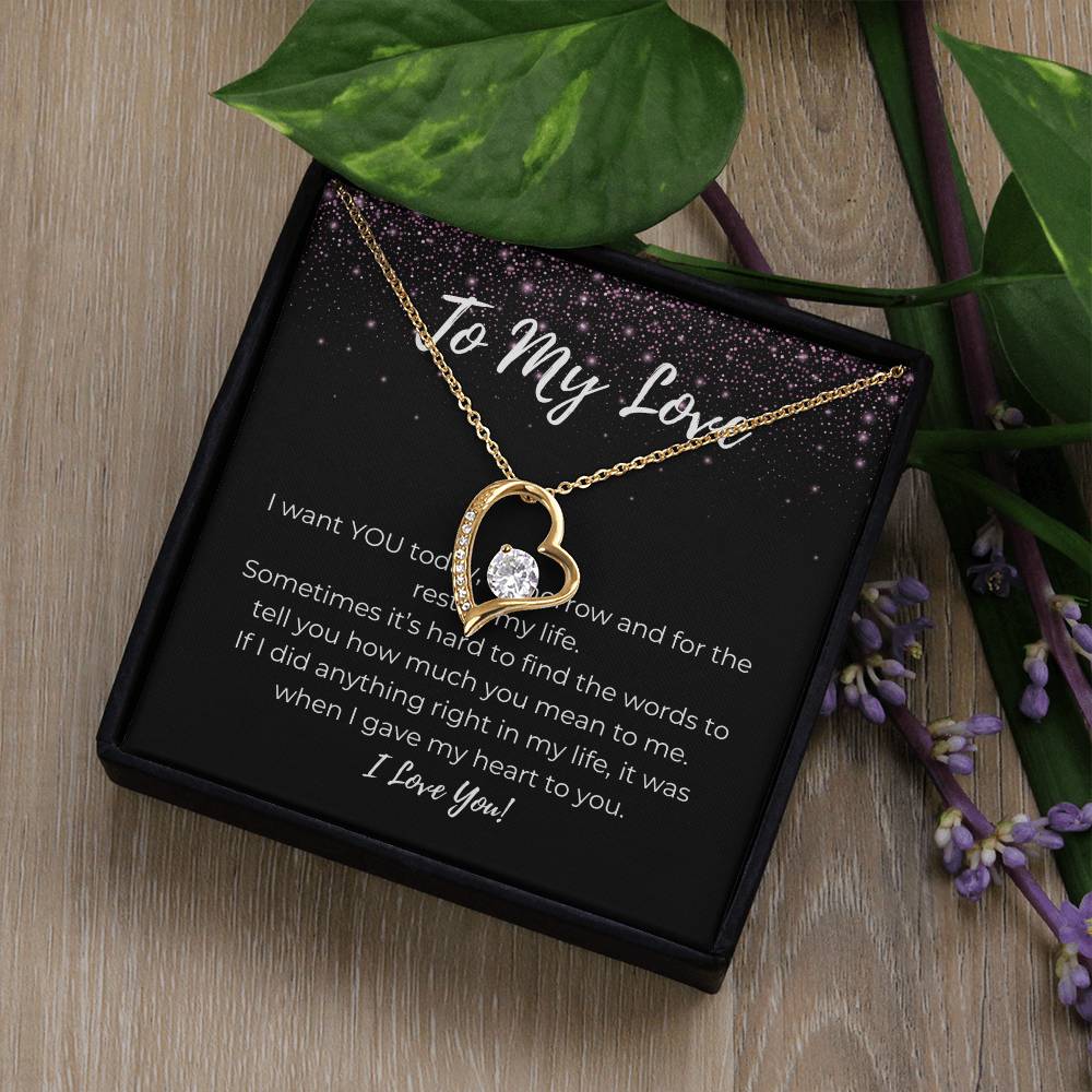 To My Love | Forever Love Necklace