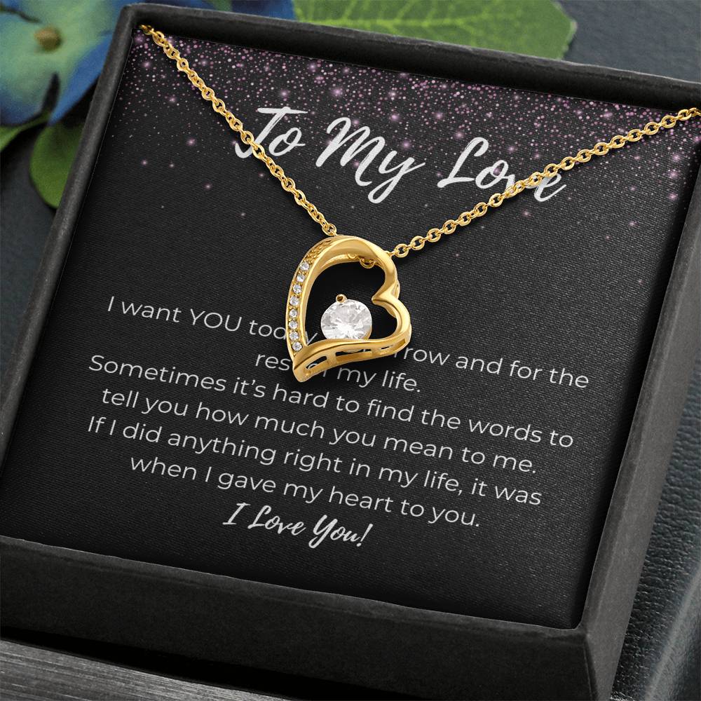 To My Love | Forever Love Necklace